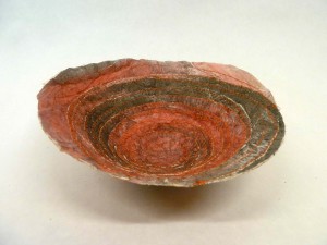 - Rød m.brun spiral 70 red